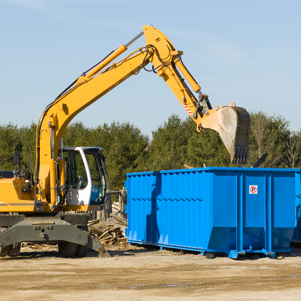 what are the rental fees for a residential dumpster in Delmont